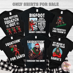 Sasquatch Christmas Pajamas Etsy Canada