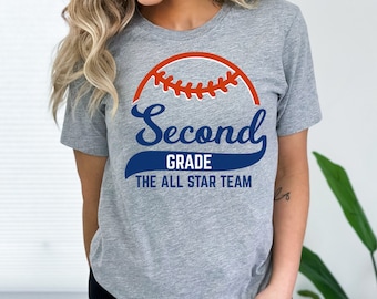2nd Grade Teacher Shirt, Back To School Shirt, Second Grade Teacher Shirt Teacher Shirts 2nd Grade Team, 2nd Grade Shirt, Second Grade Shirt