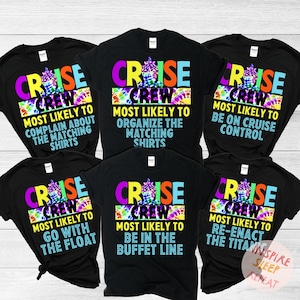 Most Likely To Matching Cruise Shirts, Cruise Squad 2023, Birthday Cruise Shirt, Cruise Vacation Shirt, Family Matching Cruise Shirt, Trip