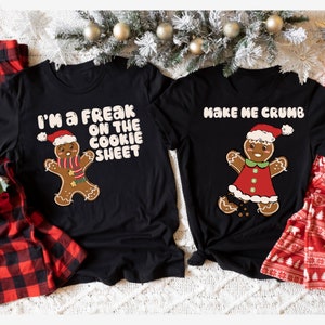 Couples Christmas Shirts, Funny Christmas Holiday Pajamas, Ugly Christmas Sweater, Matching Christmas TShirts, Dirty Christmas T-Shirt