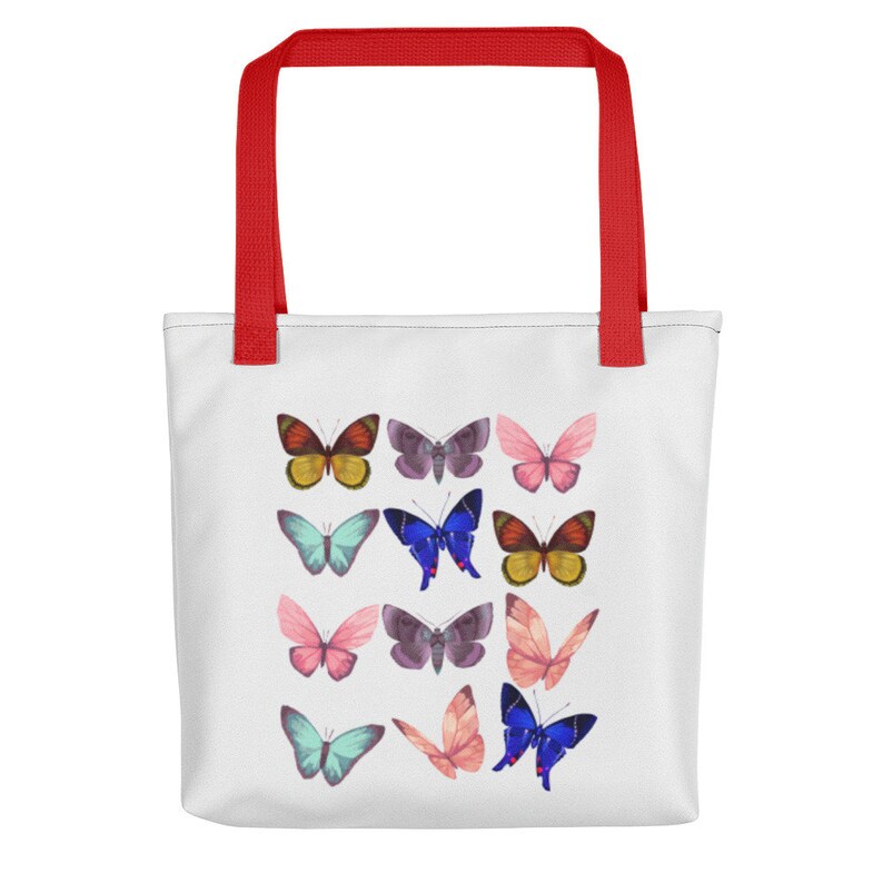 Canvas Tote Bag Butterfly Tote Butterfly Chart Reusable Butterfly Tote Bag Without Change their Would Be No Butterflies Positive Quote