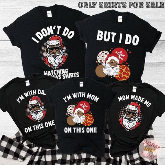 Black santa claus pajamas for adults hotsell