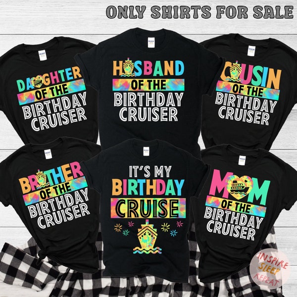 Birthday Cruise Crew Shirt, Birthday Cruise Squad, Family Cruising Birthday, Matching Birthday Cruise Shirt, Custom Birthday Cruise Squad