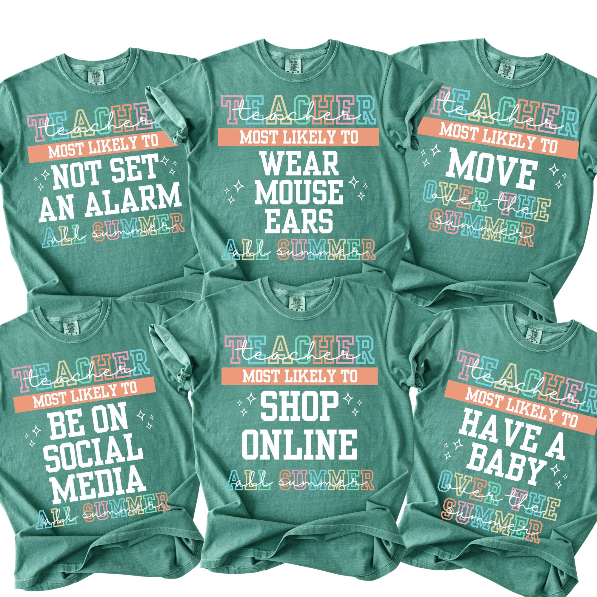 Comfort Colors Last Day of School Shirt for Teachers, Teacher Summer T-Shirt, Teacher Shirt, Teacher Gift, Teacher Team Shirt, End of School
