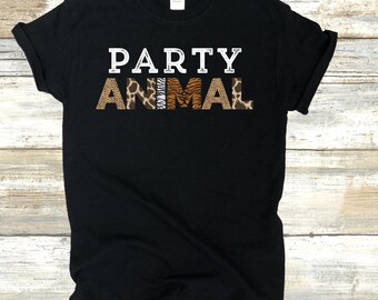 Party Animal Shirt, Young Wild and Three T-Shirt, Born Two be Wild, Wild Mama Top, Third Birthday Tees, Family safai zoo jungle wild tshirts