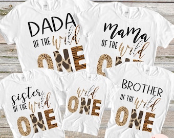 Wild One Birthday Shirt, 1st Birthday Shirt, Family Wild One t-shirt, Matching Wild One Shirts, Mommy of the Wild One, Wild One, Wild Mom