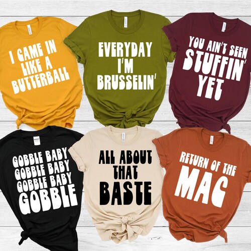 Funny thanksgiving shirts family thanksgiving shirt matching etsy