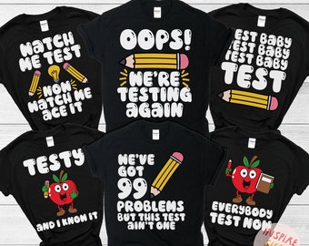 Testing Day Shirt, Funny Testing Shirt, Teacher Life, State Testing Shirt, Teachers Test Day, Funny Teacher Shirts, Funny Teacher Shirts