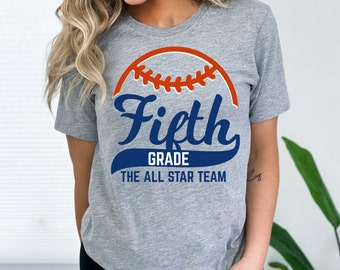 5th Grade Teacher Shirt, Back To School Shirt, fifth Grade Teacher Shirt Teacher Shirts 5th Grade Team, 5th Grade Shirt, Fifth Grade Shirt