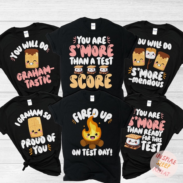 Testing Day Shirt, Funny Testing Shirt, Teacher Life, State Testing TShirt, Teachers Test Day, Funny Teacher Shirts, Smores Teacher T-Shirts