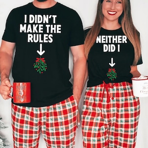 Couples Christmas Shirts, Funny Christmas Holiday Pajamas, Ugly Christmas Sweater, Matching Christmas TShirts, Adult Humor Shirt, Funny Xmas