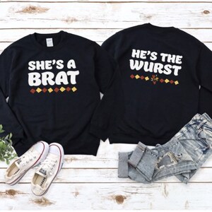 Couples Oktoberfest Shirts, Funny Couples Oktoberfest Tshirts, Matching Beer Lover T-Shirts, Funny German Gift, Couples Drinking Shirts, Tee