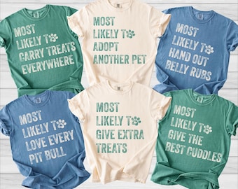 Comfort Colors Vet Tech Most Likely Shirts, Vet Humor T-Shirts, Vet Tech Week Gifts, Funny Veterinary Shirts, Pet Nurse Tees, Fun Vet Clinic