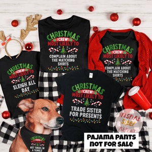 Family Christmas Pajamas, Matching Family Christmas Pajamas Family, Holiday Pajamas, Christmas PJs Family, Family Christmas Shirts, Dog Pjs