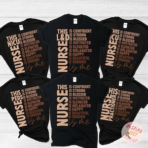 Black History Shirt, Custom Nurse Shirts, Black History Month, Black History Tee, Black Nurse Shirt, RN, PICU, New Nurse Gift, Graduation