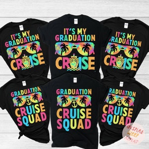 Graduation Cruise Shirt, Class of 2025 Family Graduation Cruise T-Shirts, Custom Family Graduation Cruise Crew Shirts, Senior 2025 Matching