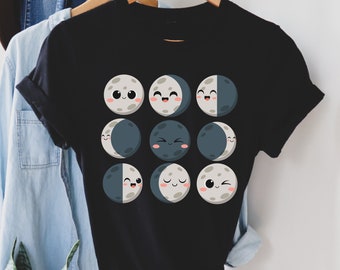 Science Teacher Shirt, Moon Phases Shirt, Science Shirt, Science Lover T-shirt, Science Teacher Gift, Teacher Shirts, Teacher Shirts Science