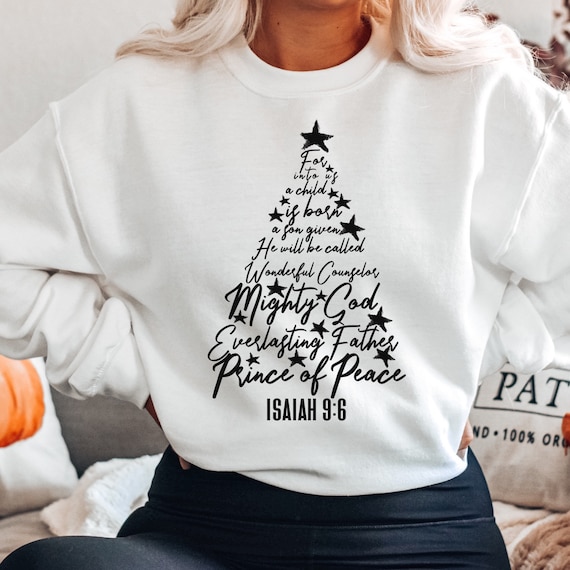 Bible verse Christmas Hoodie Bible verse Christmas Hoodie