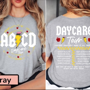 Daycare shirt, Daycare Tour Shirt, Daycare Staff Crew, Childcare Provider tshirt, Cute Daycare Worker Gift, Funny Toddler Teacher Apparel,