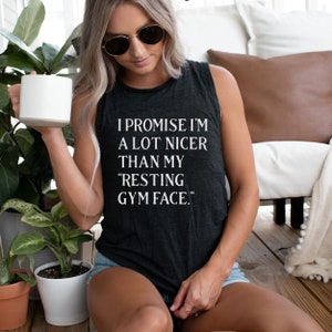 Gym Tank, Muscle Tank, Workout Tank Top, Workout Gift, Gift for Her, Workout Tank, Women’s Fitness Tank, Funny Tank, Fitness Coach Gift