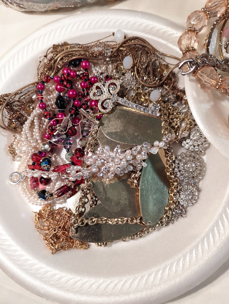 Broken Jewelry Lot Junk Jewelry Lot Vintage and Modern Grab Etsy