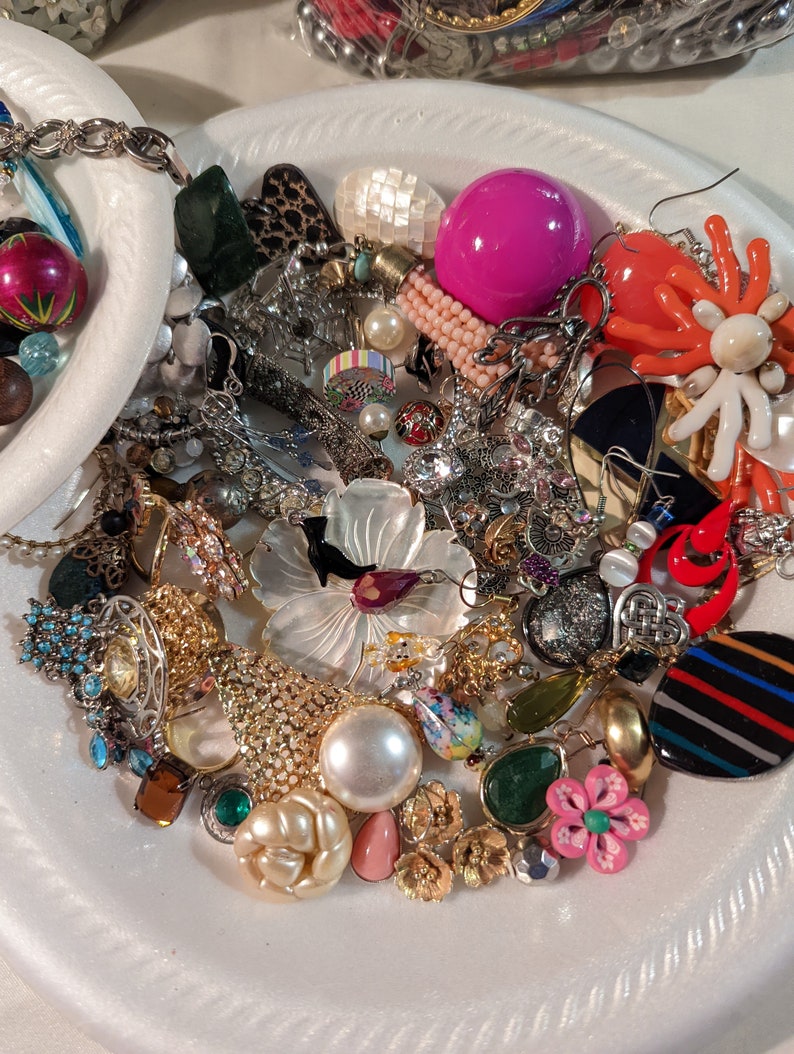 Broken Jewelry Lot Junk Jewelry Lot Vintage and Modern Grab Etsy