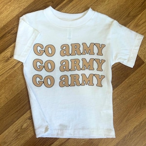Glitter Go Army Toddler Shirt