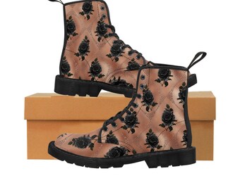 rose gold winter boots