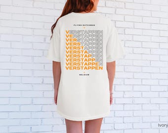 Verstappen Racing Tee, Motorsport Grand Prix Shirt, Racing Fan Gift