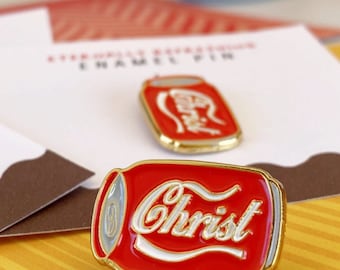 Jesus Christ enamel pin - cute & funny Christian pins