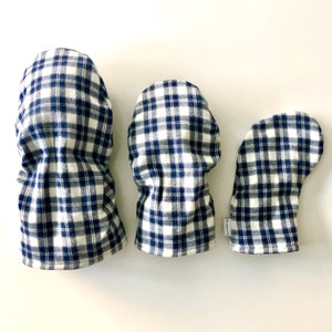 Custom plaid golf headcovers | golf gifts | golf accessories | golf club covers