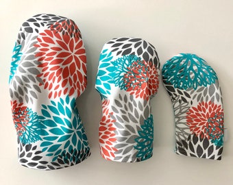 Golf head covers | golf gifts | golf accessories | fabric golf club covers