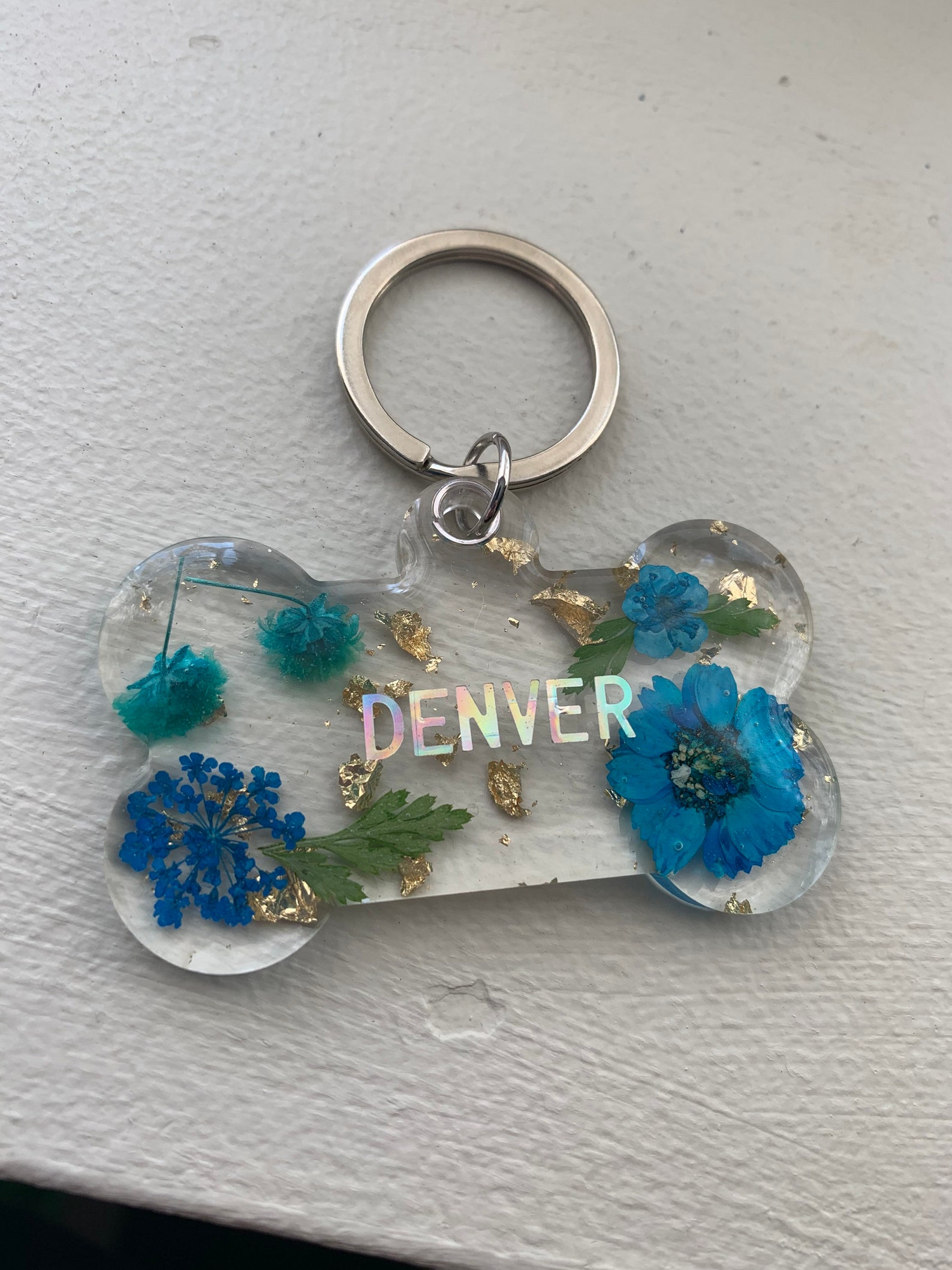 Custom Resin Dog Tag Etsy