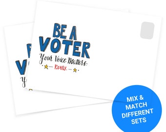 Postcards to Voters - Be a Voter - Your Voice Matters