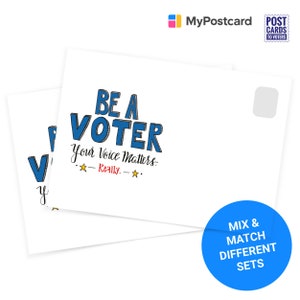 Postcards to Voters - Be a Voter - Your Voice Matters