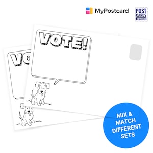 Postcards to Voters - Vote! Dog