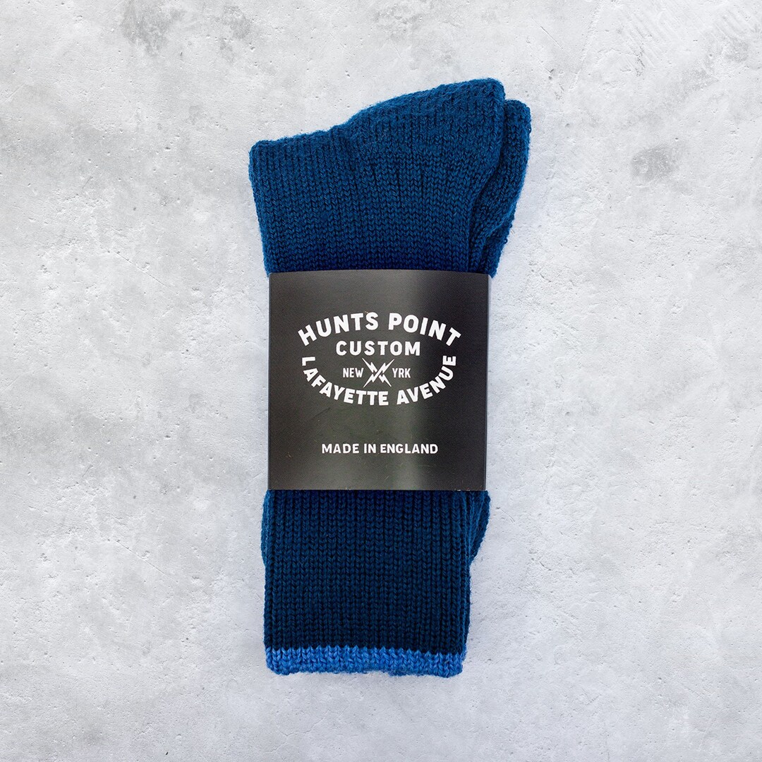 Merino Wool Sock Navy & Blue Super Soft, Warm and Durable Perfect Gift