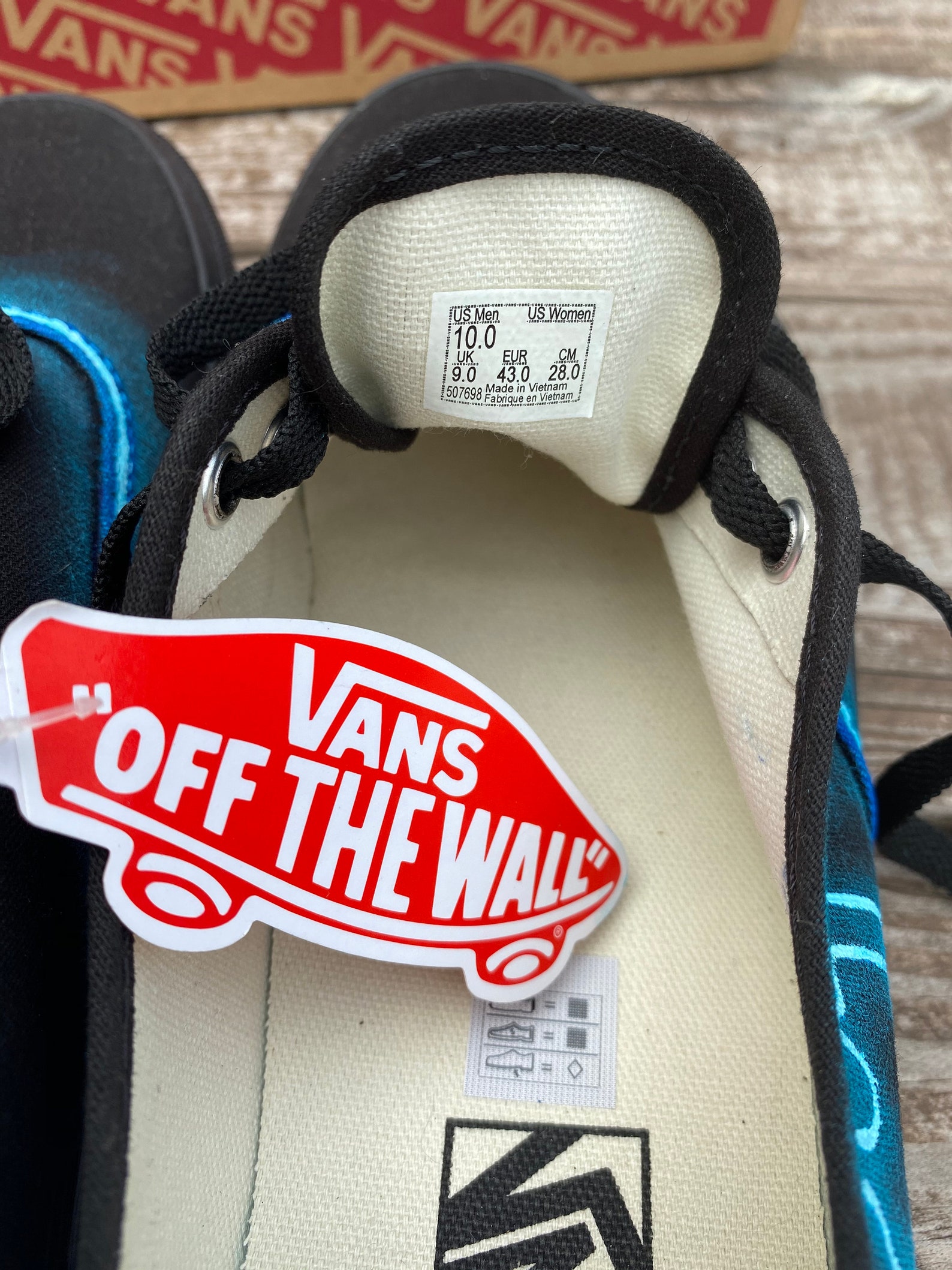 CUSTOM Vans Neon lights GLOW effect Etsy