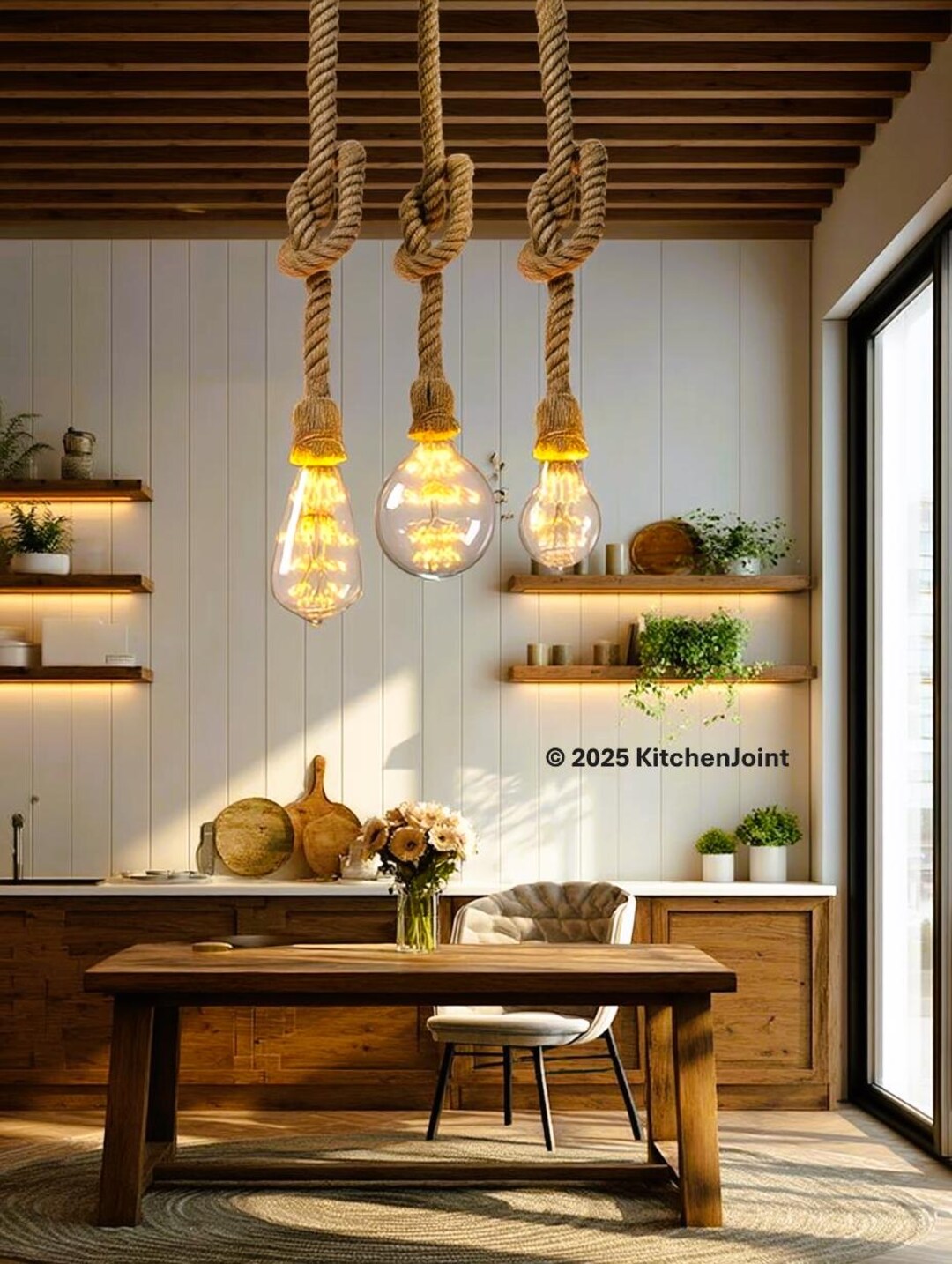 Light Fixture Rope Rustic Wicker Rope Pendant Light: Rustic Farmhouse Hanging Lamp.decorative ...