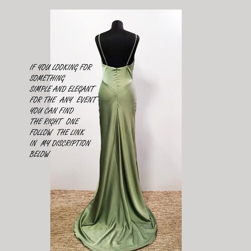 Satin Dress - Etsy