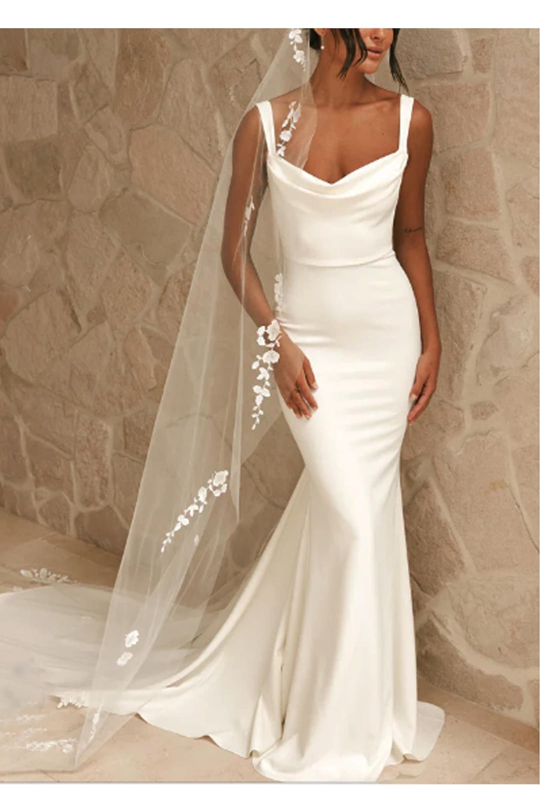 Backless Simple Wedding Dress/ Simple Bridal White Dress With Buttons ...