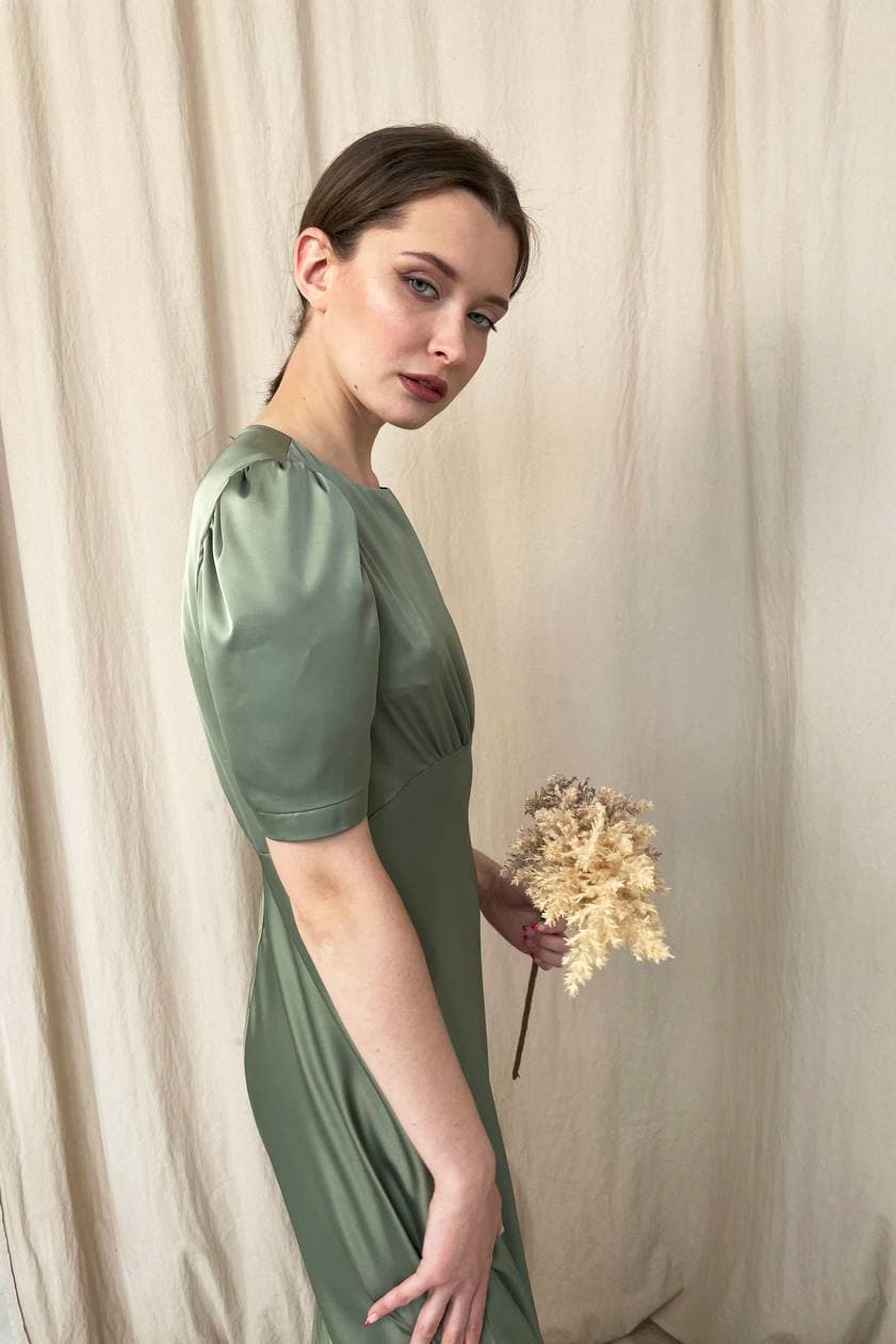 Bridesmaids Satin Long Slip Dress. Prom Slip Dress. Etsy Canada