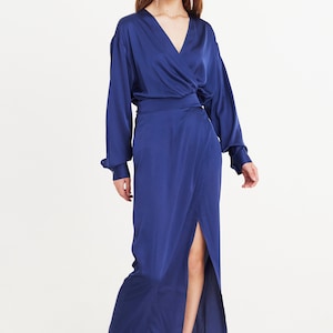 Deep Violet Two Piece Dress