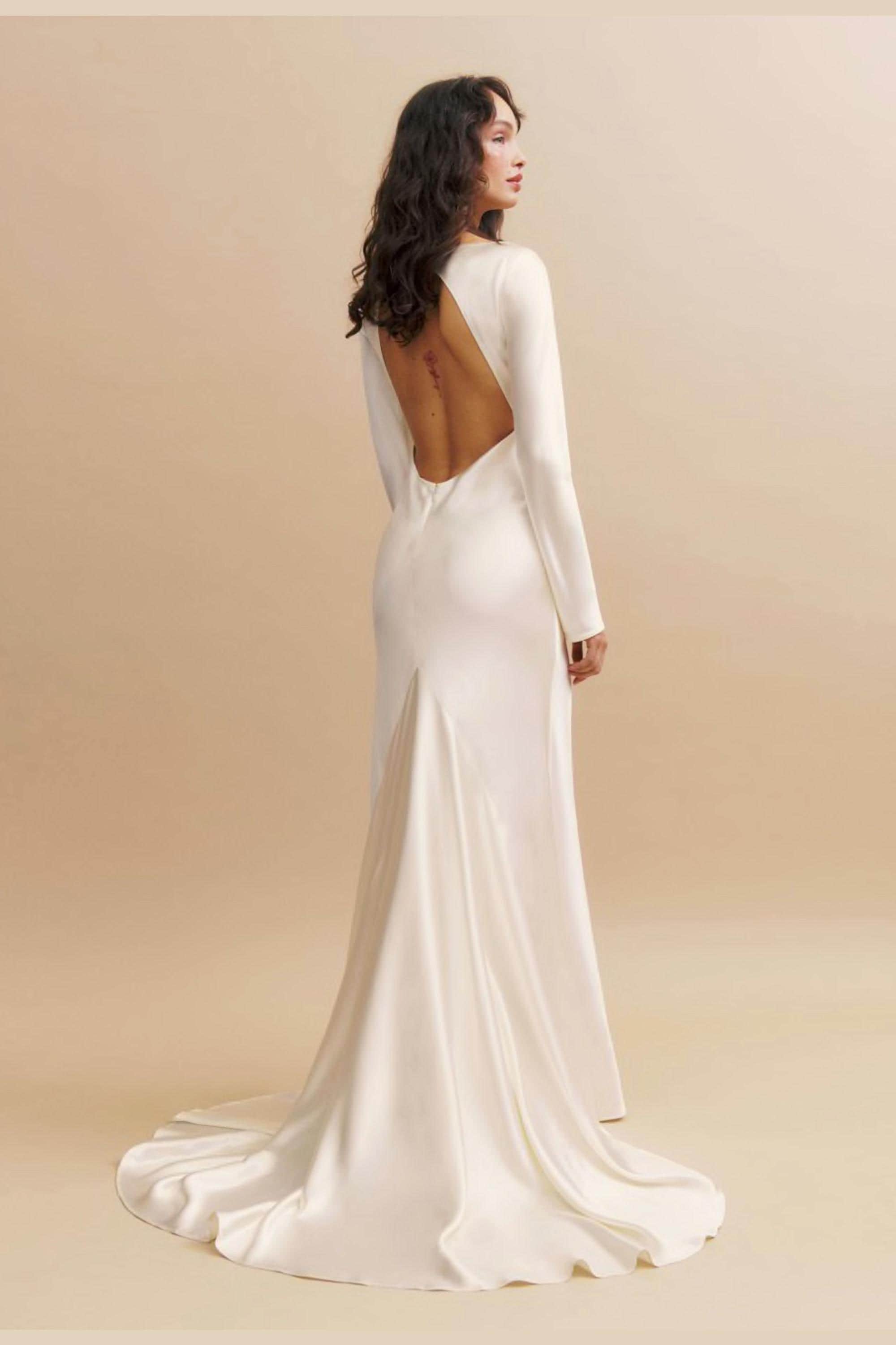 rose gold long sleeve wedding dress vintage rose gold wedding dress