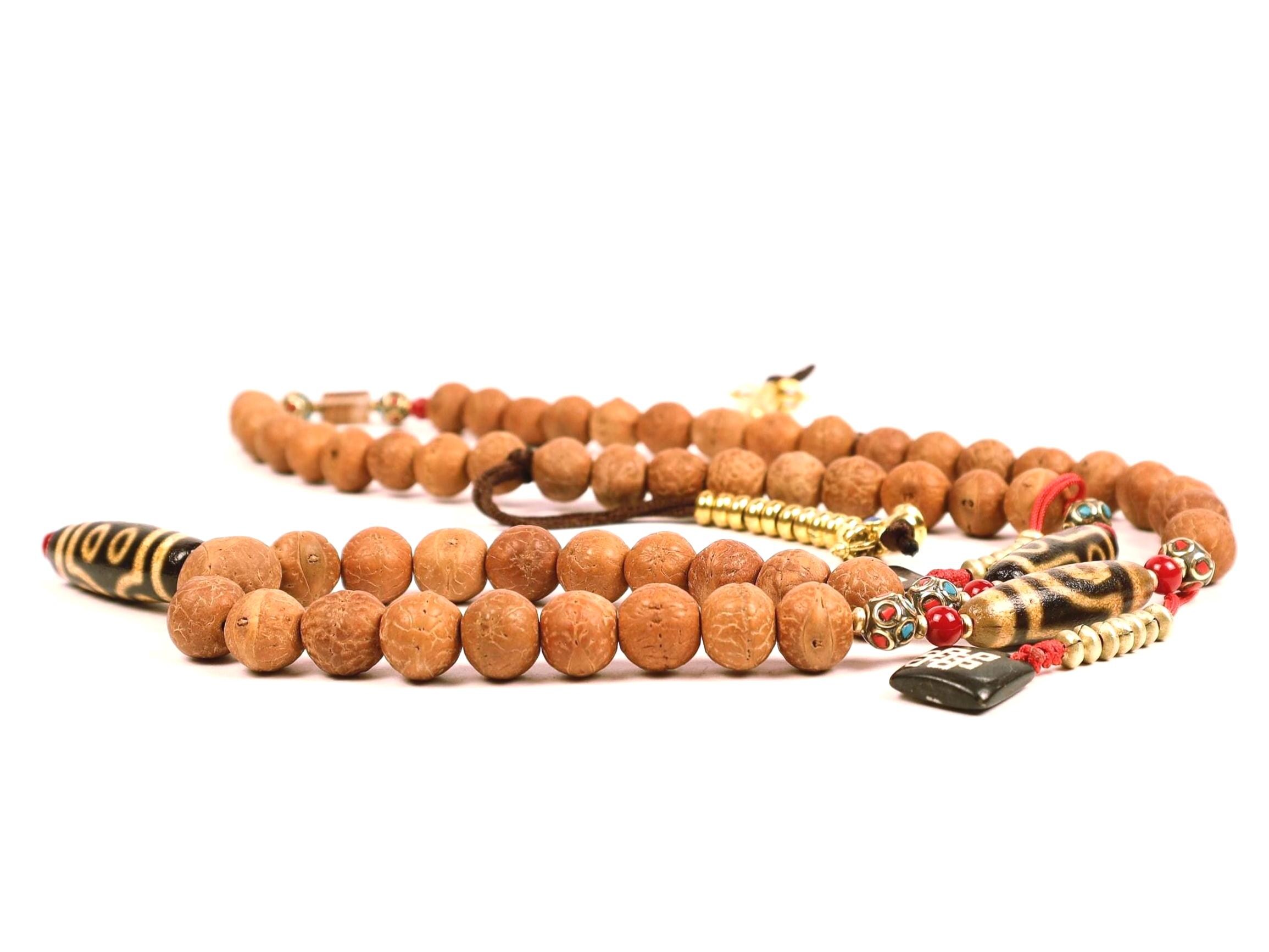 チベットのヴィンテージ Dzi Bodhi 数珠 - Etsy 日本
