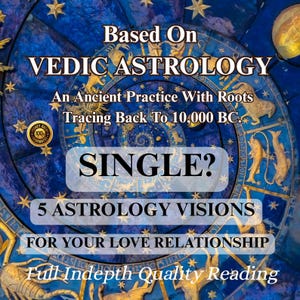 Pronóstico astrológico del amor y las relaciones, predicción de las 5 visiones, análisis de la carta natal y lectura detallada de la alineación planetaria.