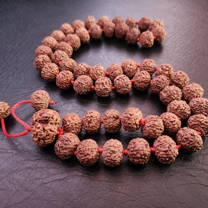 8 Mukhi Ganesha Rudraksha Mala: Personalized Prayer Beads