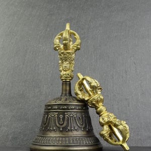Tibetan Bell Dril Bu And Dorje Vajra Set