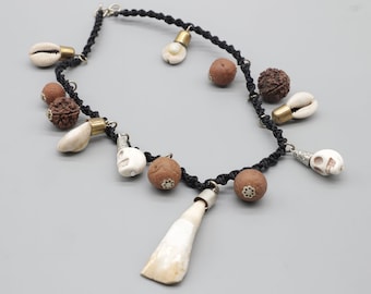 ラージ 5 ムキ ネパール ルドラクシャ マラ – 調節可能なオム シヴァ