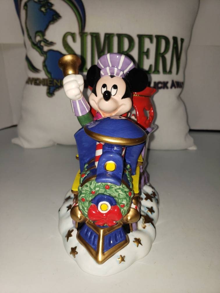 Disney Its a Small World Holiday 1994 Mickey Mouse Christmas  Disney Its a Small World Holiday 1994 Mickey Mouse Christmas Flyer candle holder main image 1